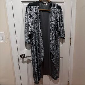 lularoe Shirley kimono 
Waterfall draped front crushed velvet
